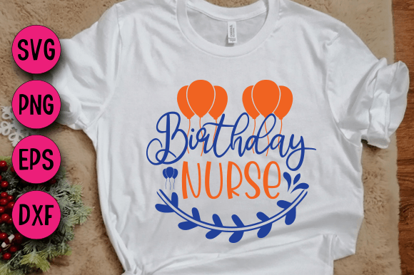 Birthday Nurse: A Charming Embroidery Design