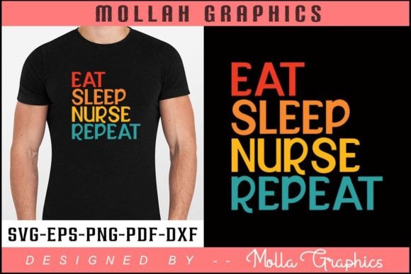Eat Sleep Nurse Repeat: A Unique T-Shirt Design