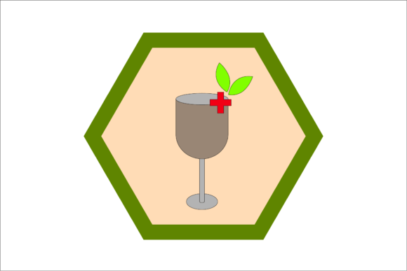 Medical_healthy Drink: A Fresh Embroidery Design