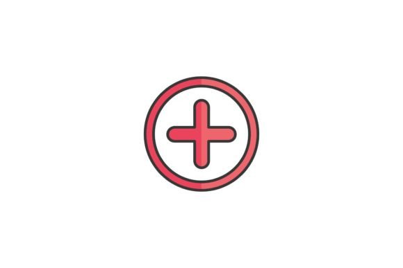 Medical Red Cross Icon: A Versatile Emblem for Embroidery