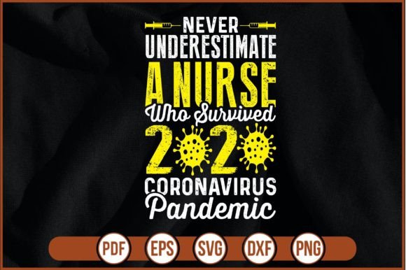 Nurse Coronavirus T-Shirt Embroidery Design