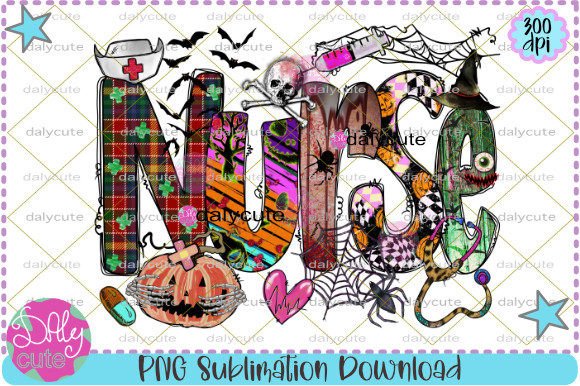 Nurse Halloween Sublimation, Spooky RN Review