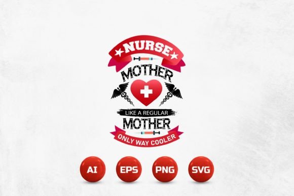 Nurse T-Shirt Design 136: A Cool Twist on Motherhood