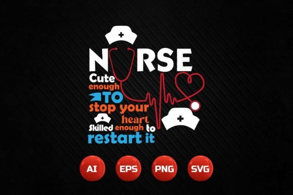 Nurse T-Shirt Design 153: A Charming Embroidery Choice