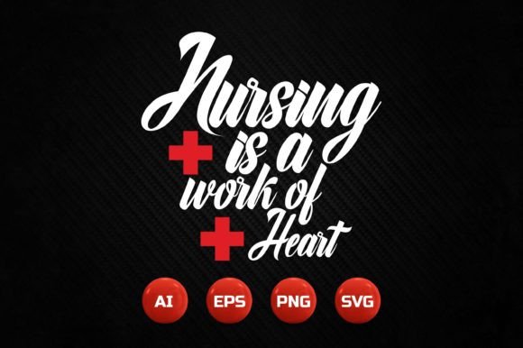 Nurse T-Shirt Design 97: A Heartfelt Embroidery Choice