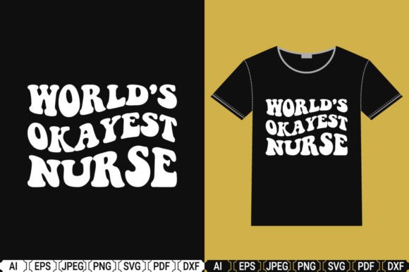 Retro Wavy Nurse T-Shirt Design Review