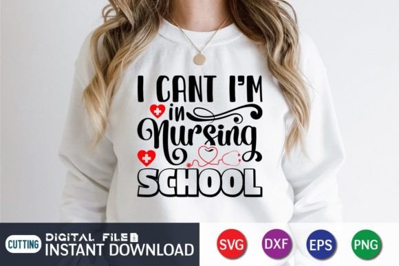 Review: I Can't I'm in Nursing School SVG Design