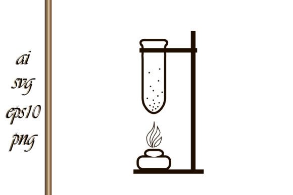 Science Lab Flask Medical Test Tube Design